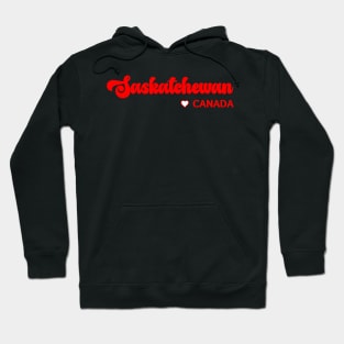 Saskatchewan: I love Canada Hoodie